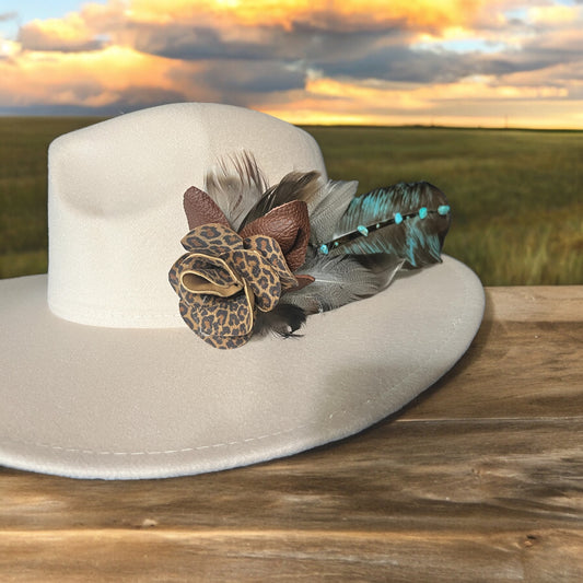 Cowgirls and Indians Hat Fascinator