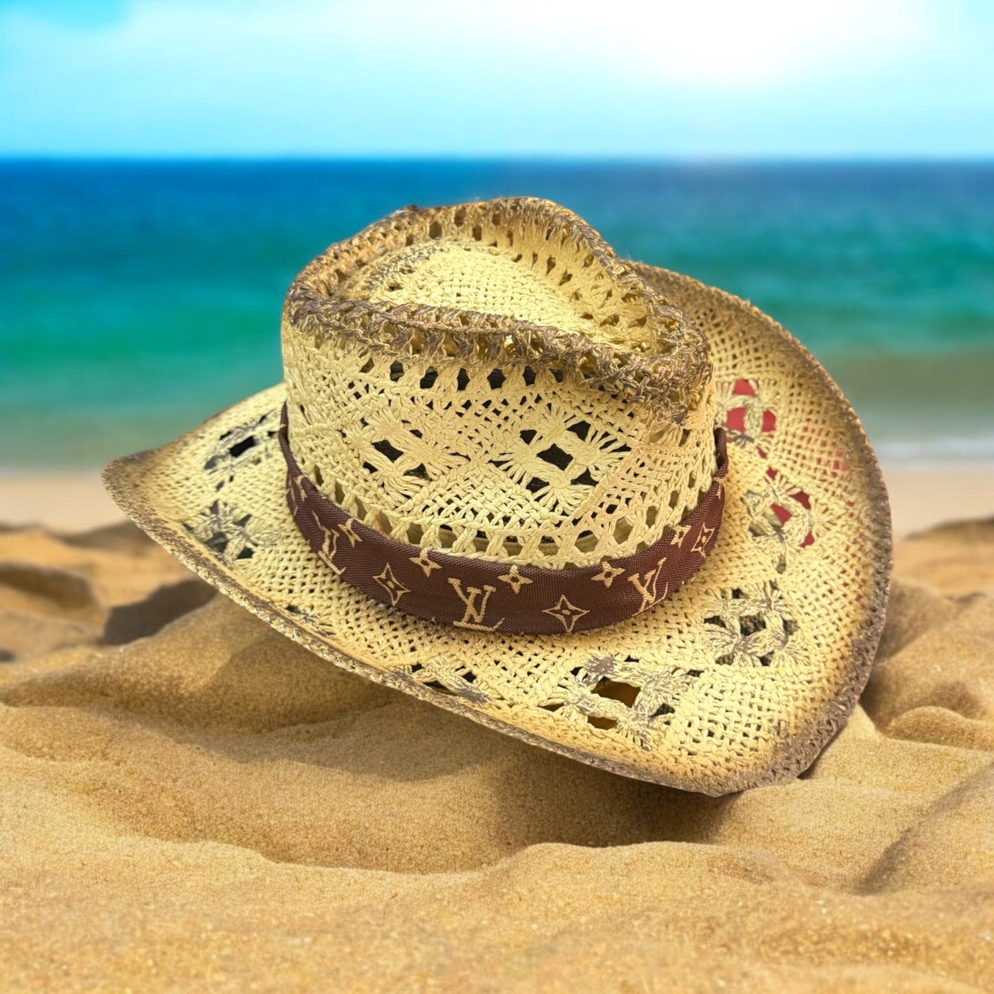 Beach Boujee Straw Hat - Mad Gringa Hats & Boutique
