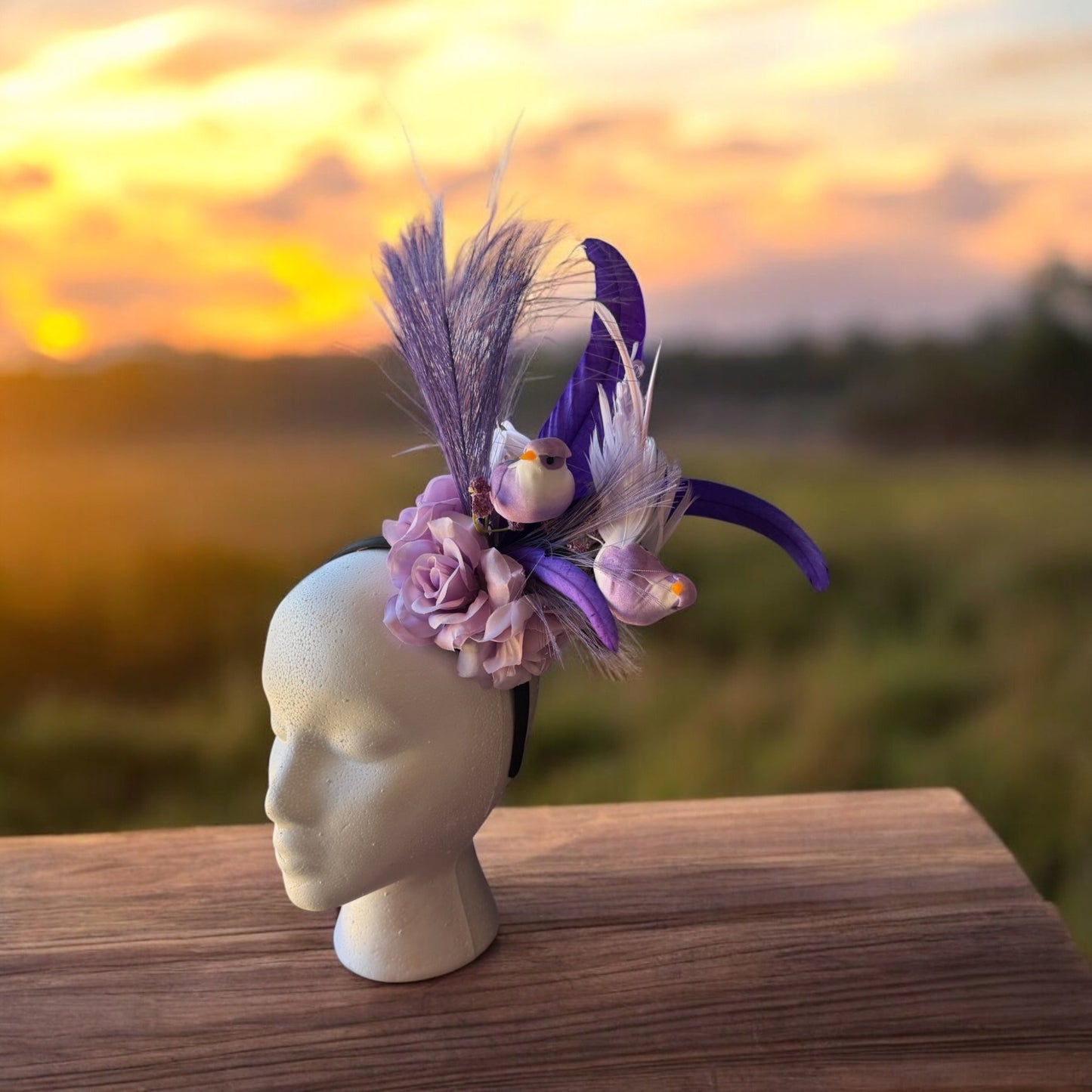 Birds of a Feather Derby Hatband - Mad Gringa Hats & Boutique