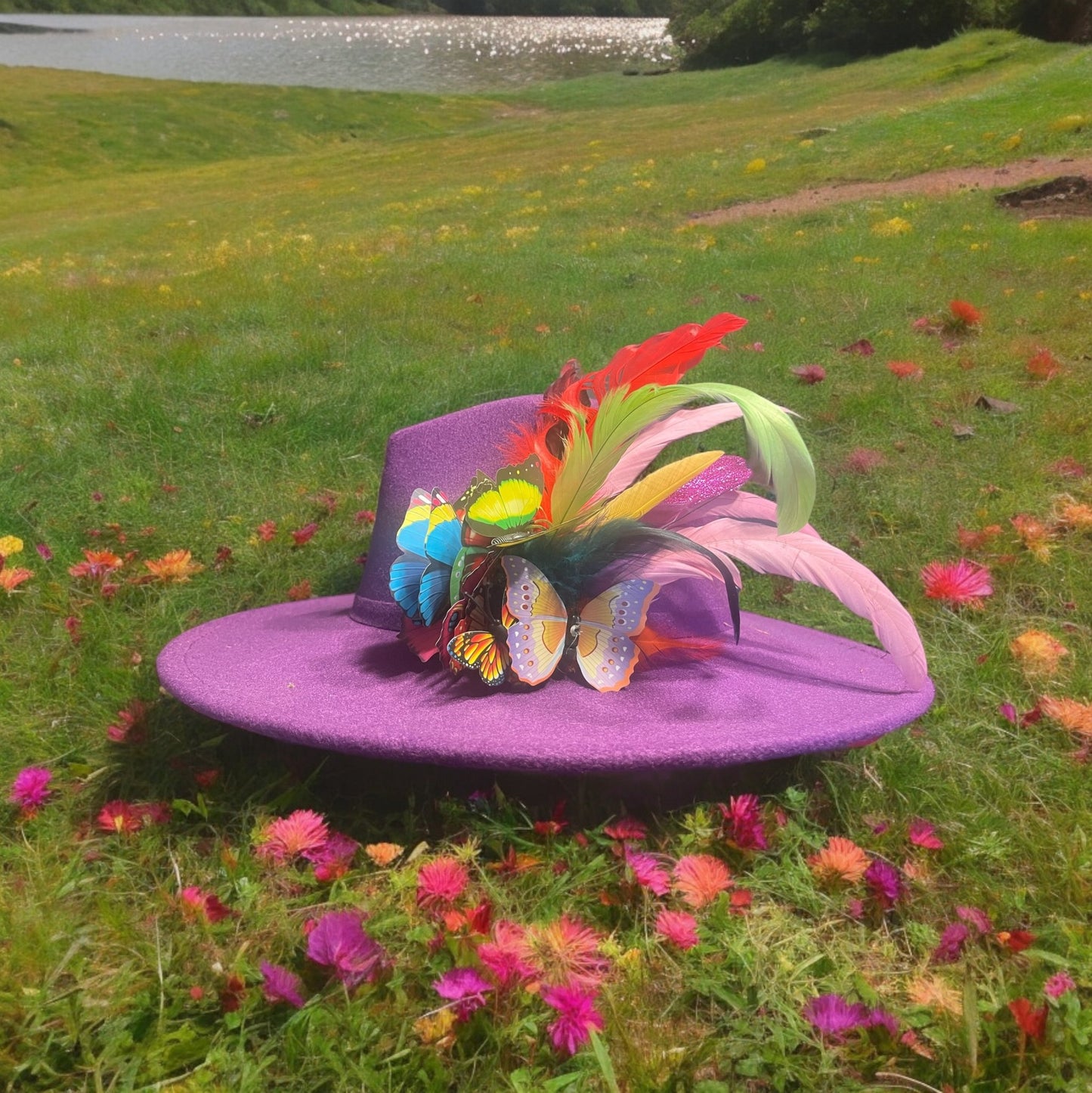 Butterfly Effect Hat Fascinator - Mad Gringa Hats & Boutique