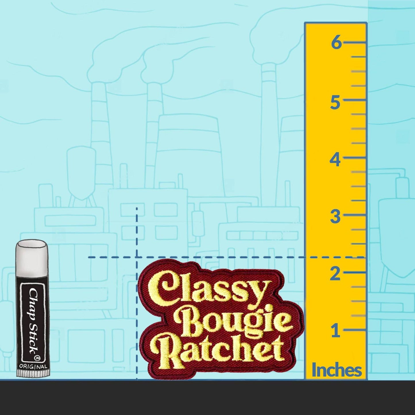 Classy Bougie Ratchet Iron On Patch - Mad Gringa Hats & Boutique
