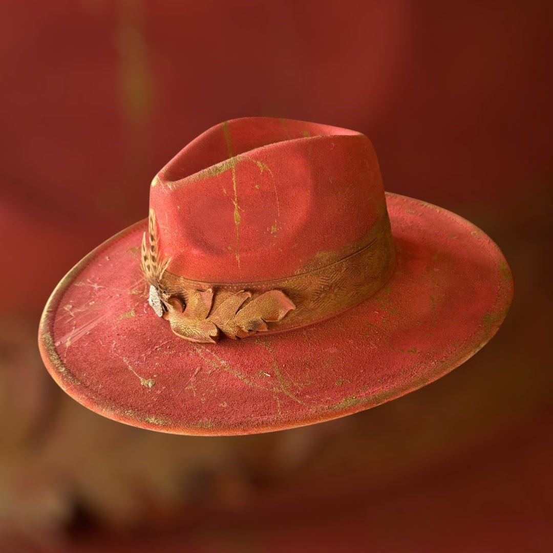 Coral Corrale Rancher Hat - Mad Gringa Hats & Boutique