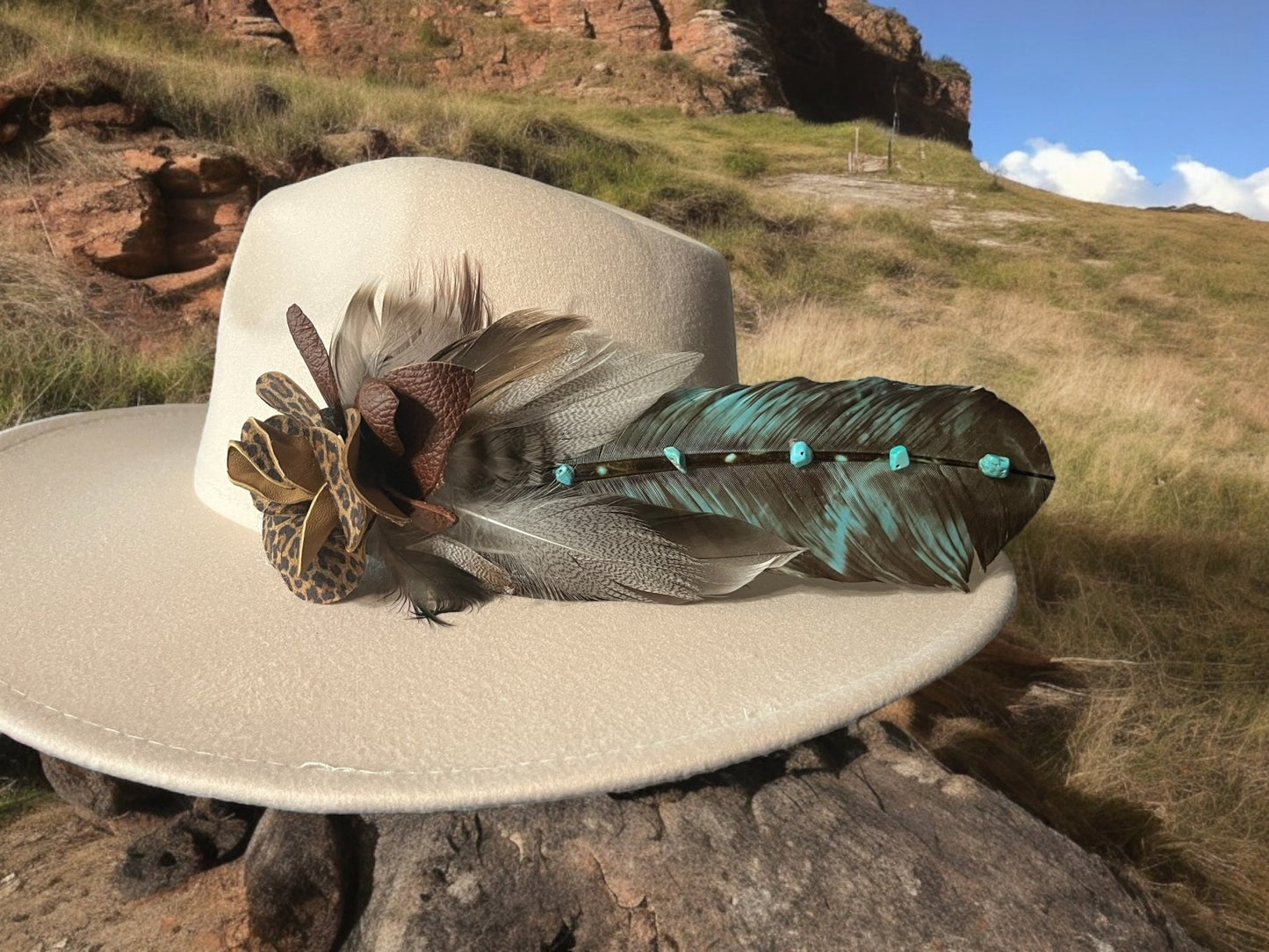 Cowgirls and Indians Hat Fascinator - Mad Gringa Hats & Boutique