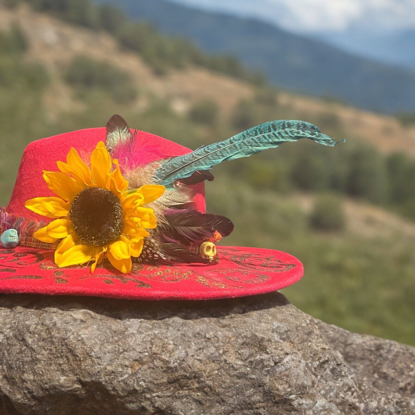 Happy Trails Hat Fascinator - Mad Gringa Hats & Boutique