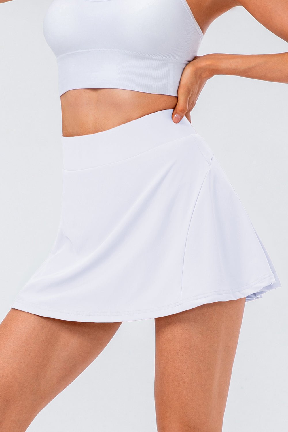 High Waist Pleated Active Skirt - Mad Gringa Hats & Boutique