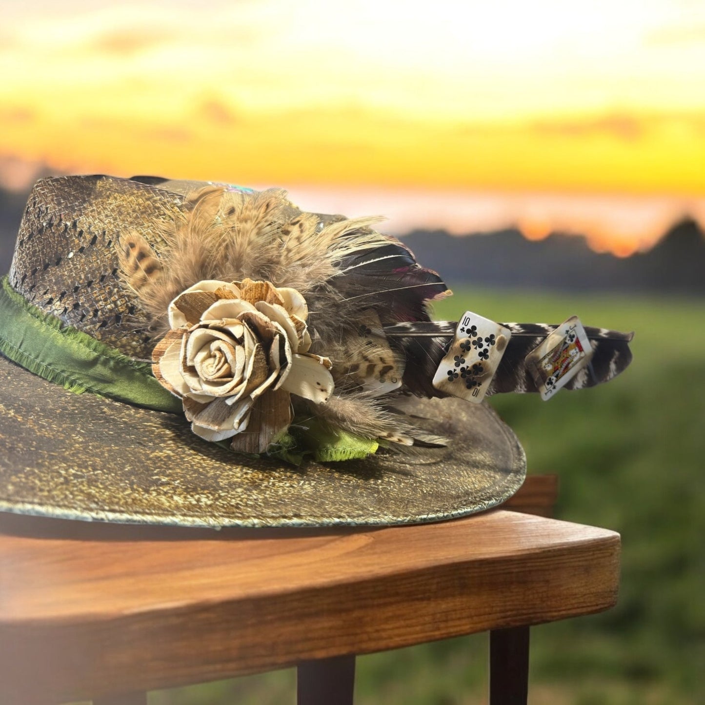 Hold’ Em Hat Fascinator - Mad Gringa Hats & Boutique