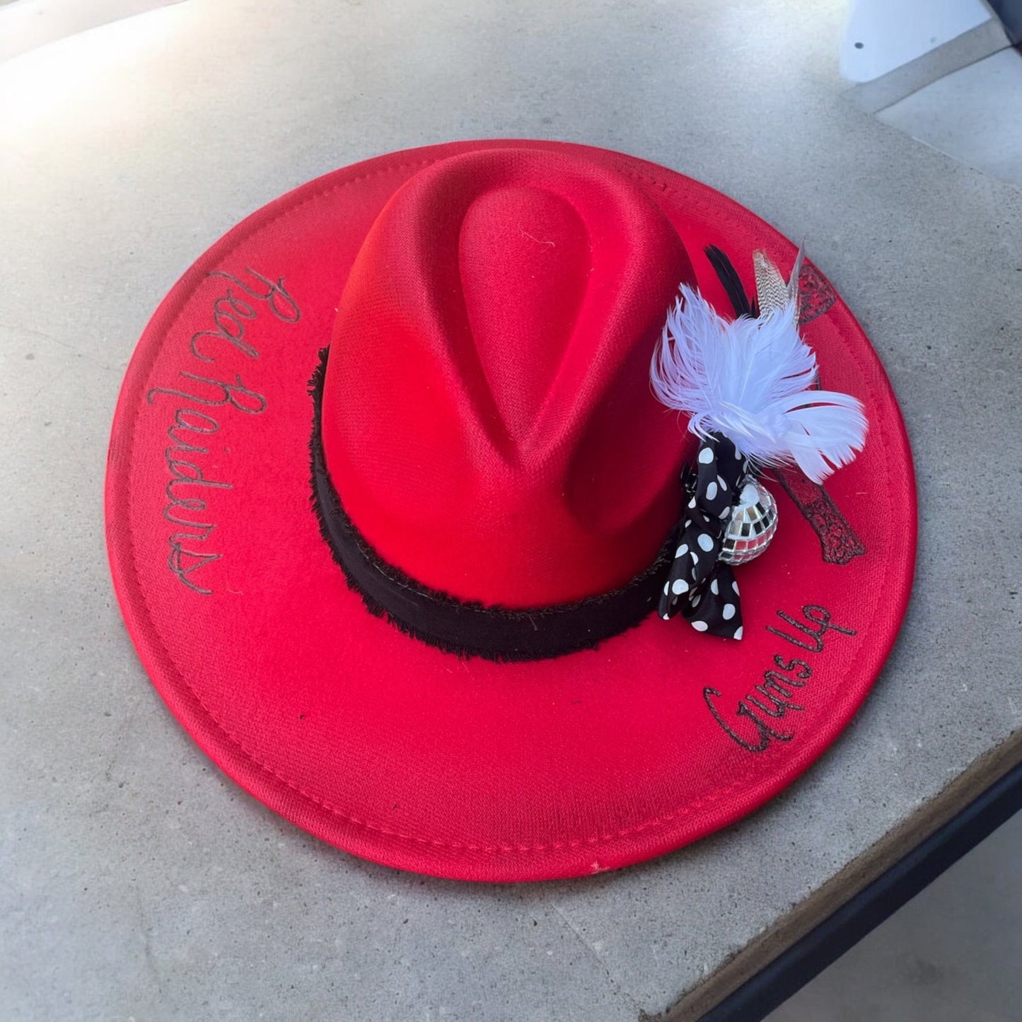 Lady In Red “Raider” - Mad Gringa Hats & Boutique