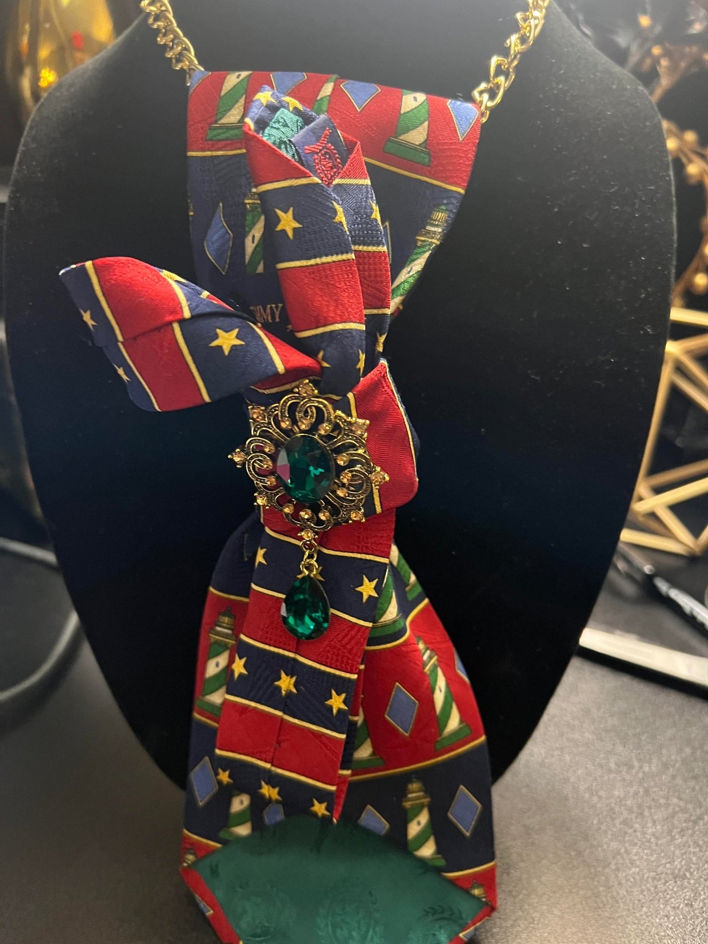 Lighthouse Tie Necklace - Mad Gringa Hats & Boutique