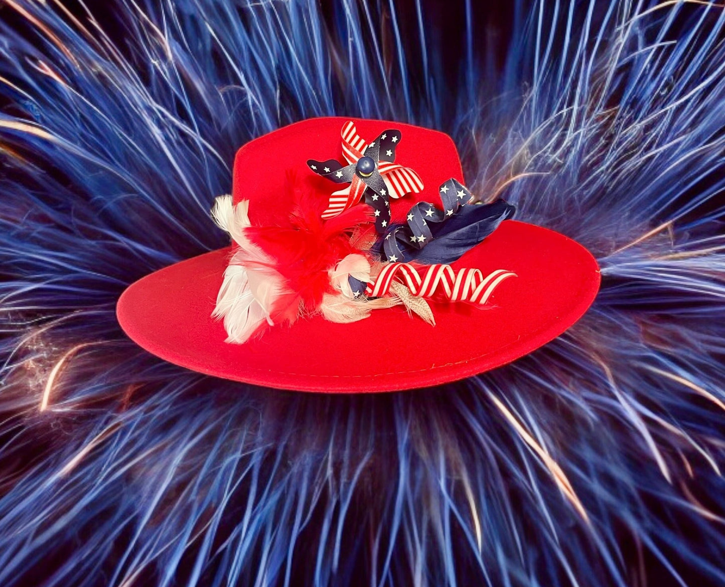 Merica’ Hat Fascinator - Mad Gringa Hats & Boutique