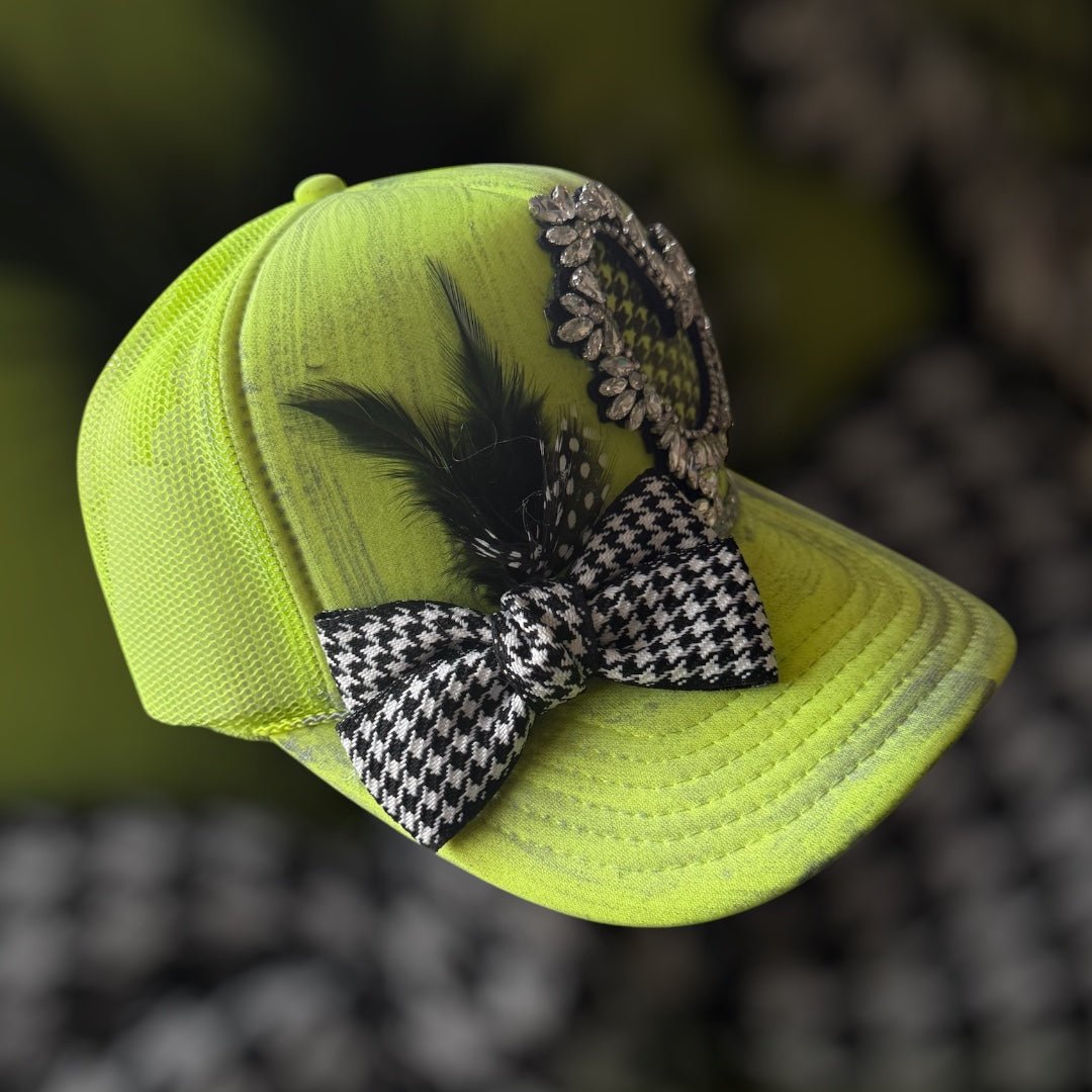 Neon Preppy Trucker Hat - Mad Gringa Hats & Boutique