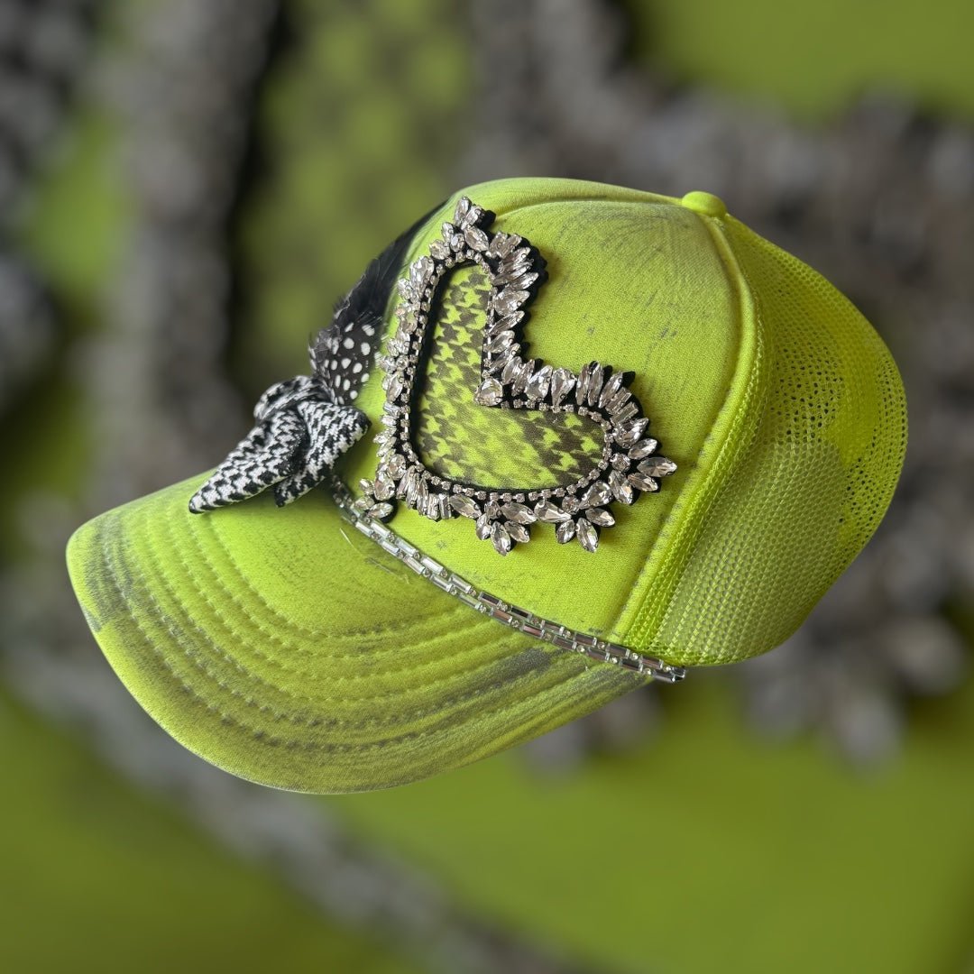 Neon Preppy Trucker Hat - Mad Gringa Hats & Boutique