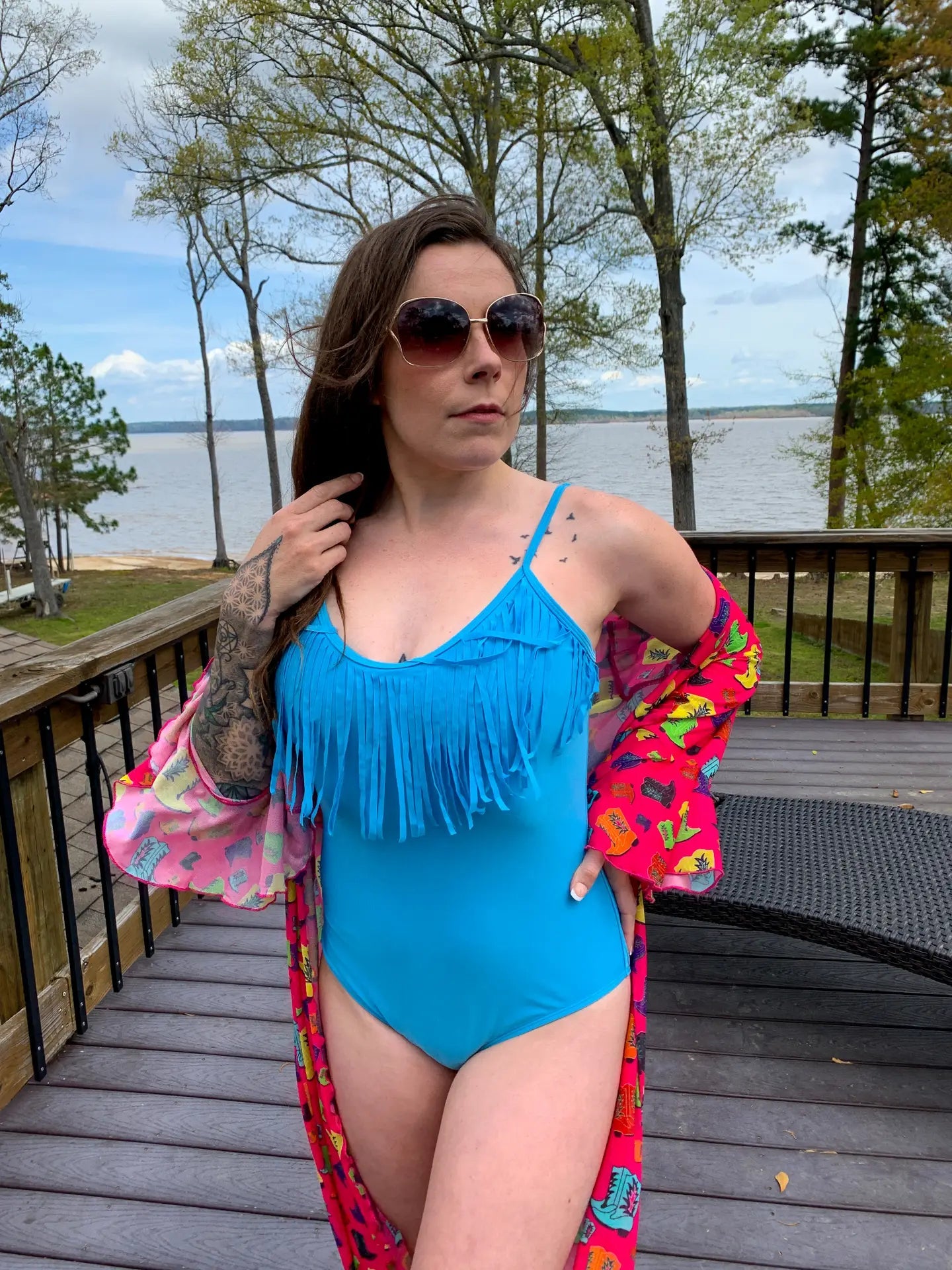 NEW ARRIVAL-Havasu One Piece Fringe Swimsuit - Mad Gringa Hats & Boutique