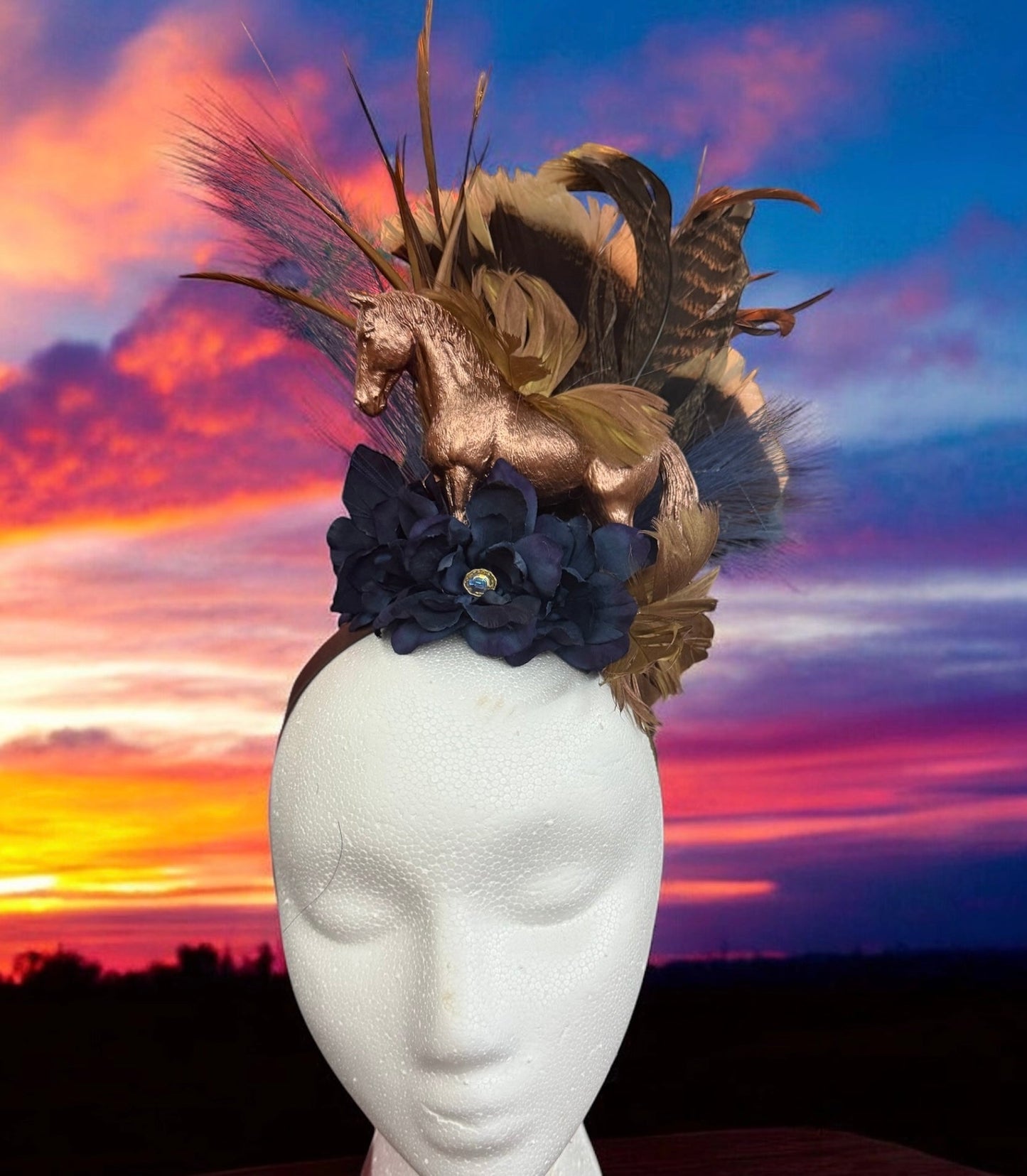 Off To The Races Headband Fascinator - Mad Gringa Hats & Boutique