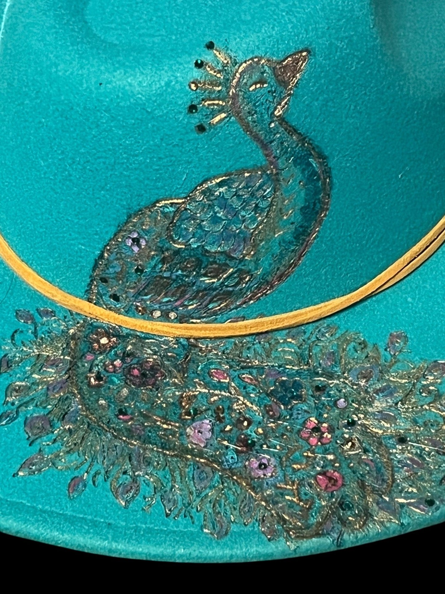 Pretty in Peacock - Mad Gringa Hats & Boutique