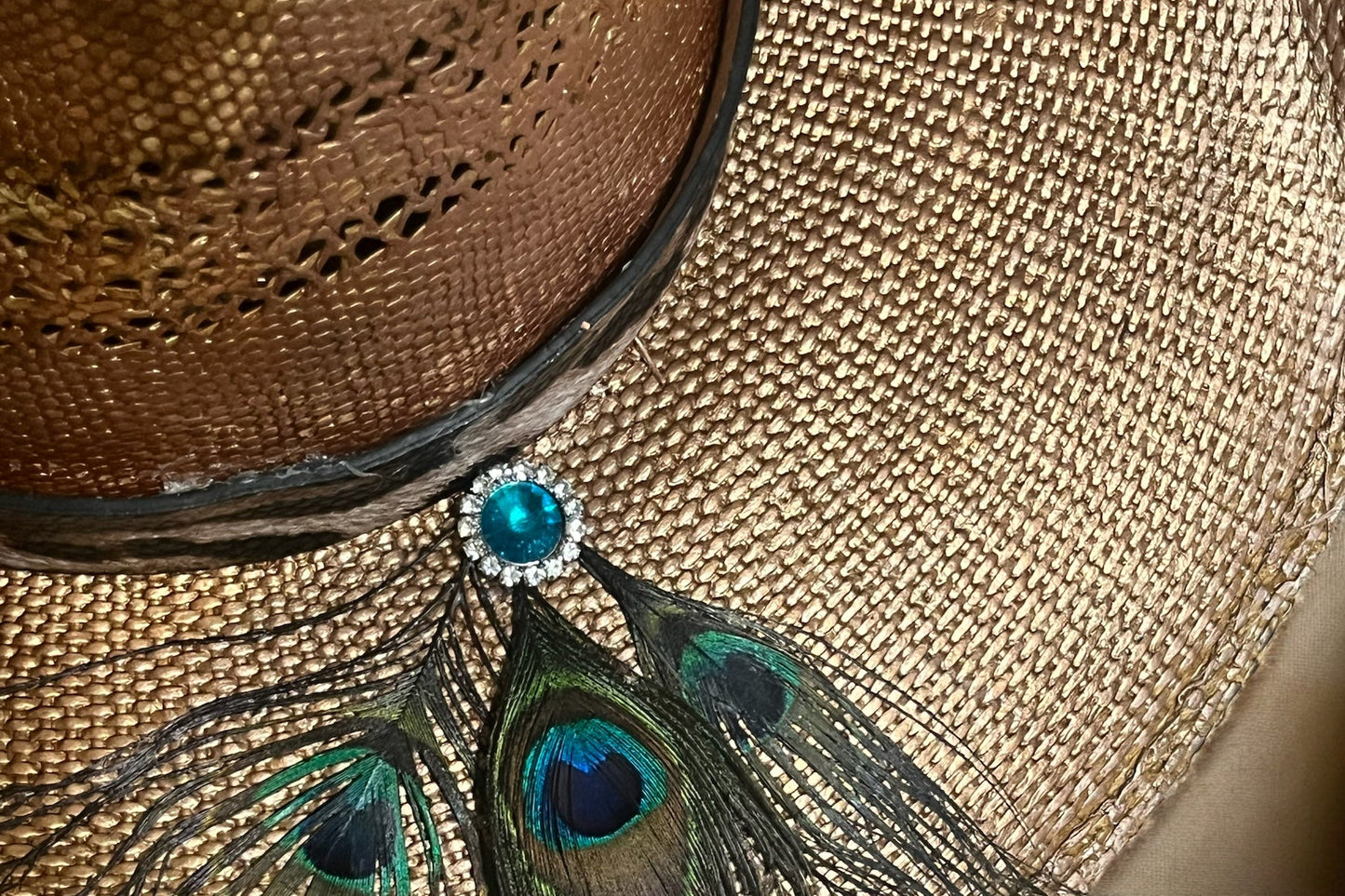 Pretty in Peacock - Mad Gringa Hats & Boutique