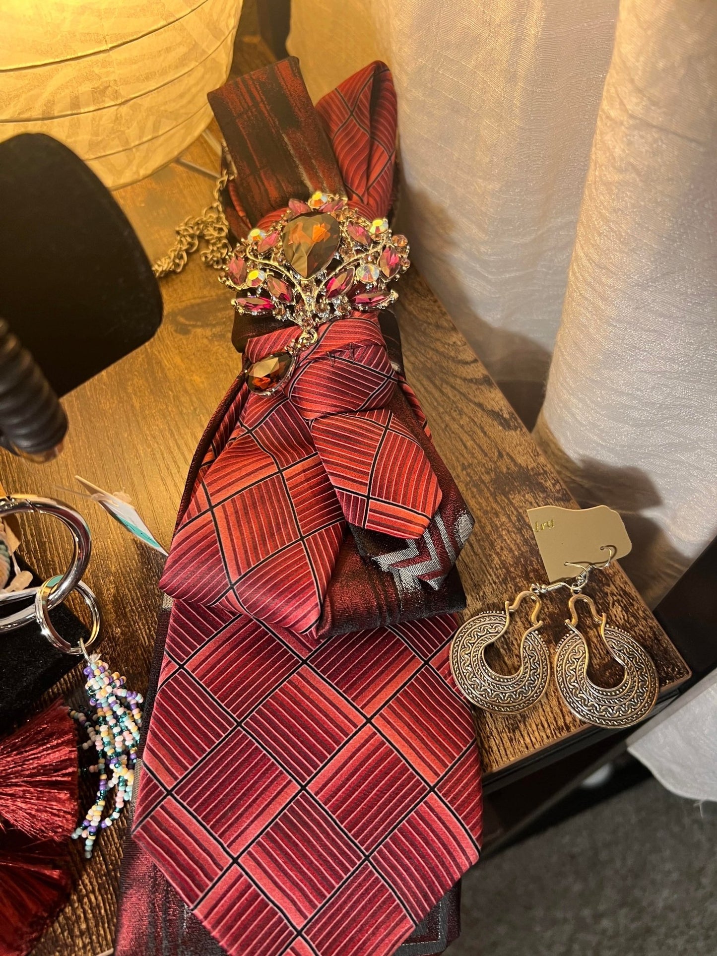 Ruby Tie Necklace - Mad Gringa Hats & Boutique