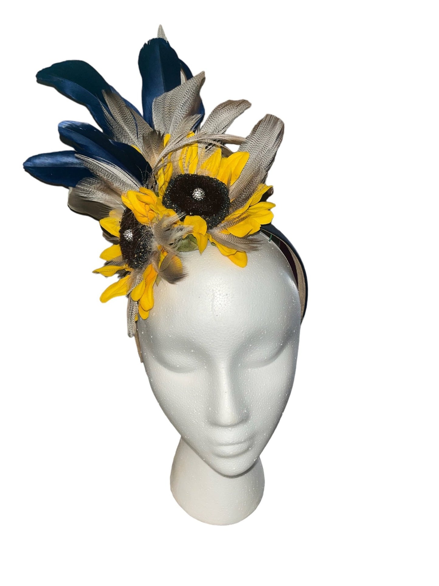 Sunflower Derby Headband - Mad Gringa Hats & Boutique