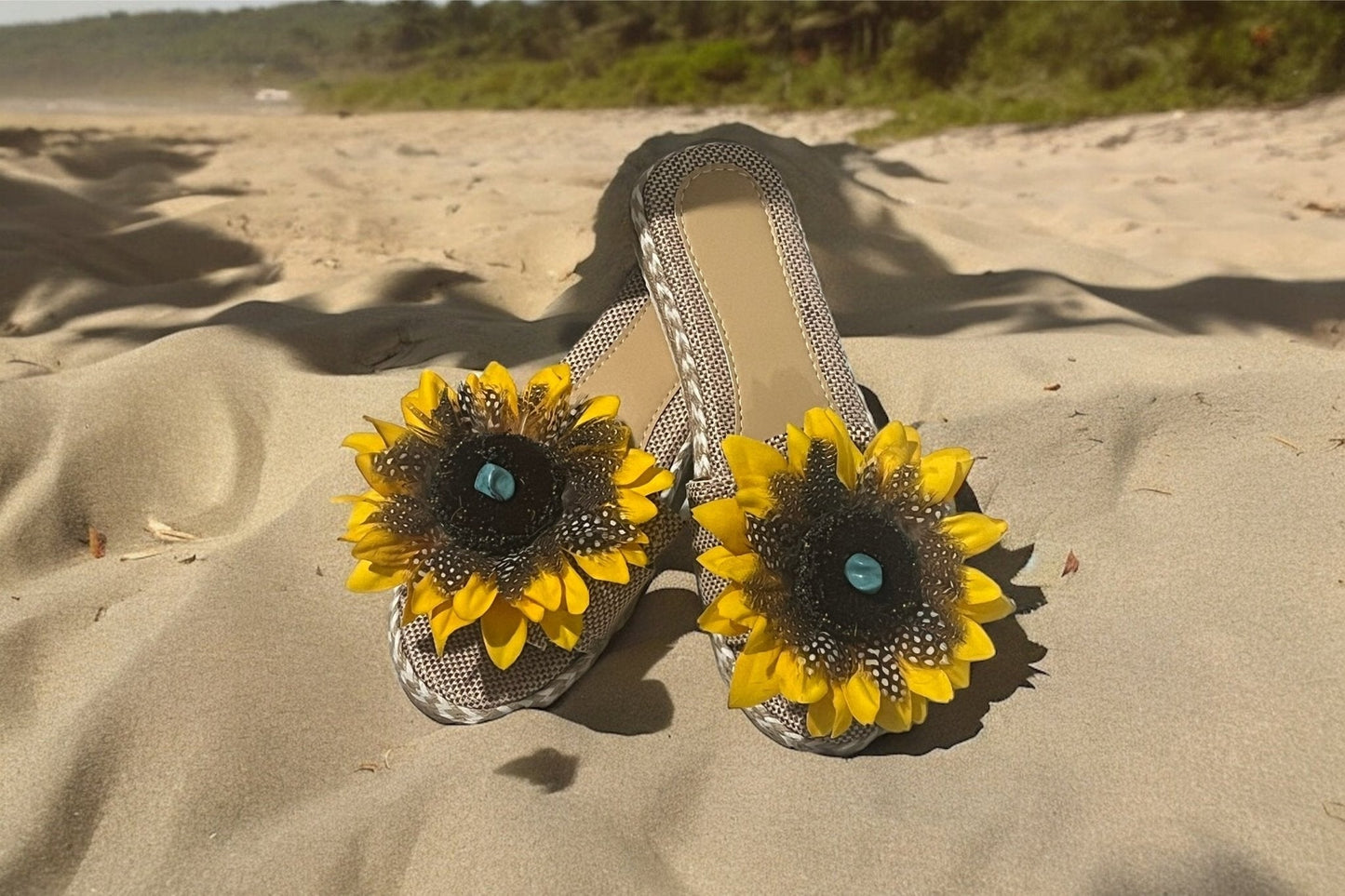 Sunflower Shoe Clips - Mad Gringa Hats & Boutique