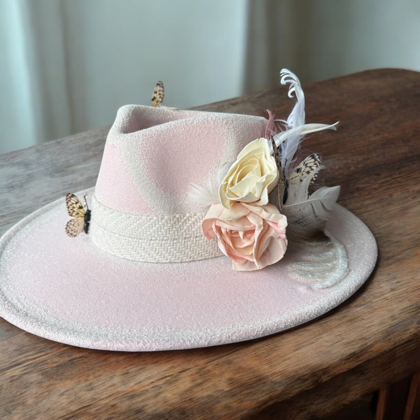 Tea Rose Rancher Hat - Mad Gringa Hats & Boutique