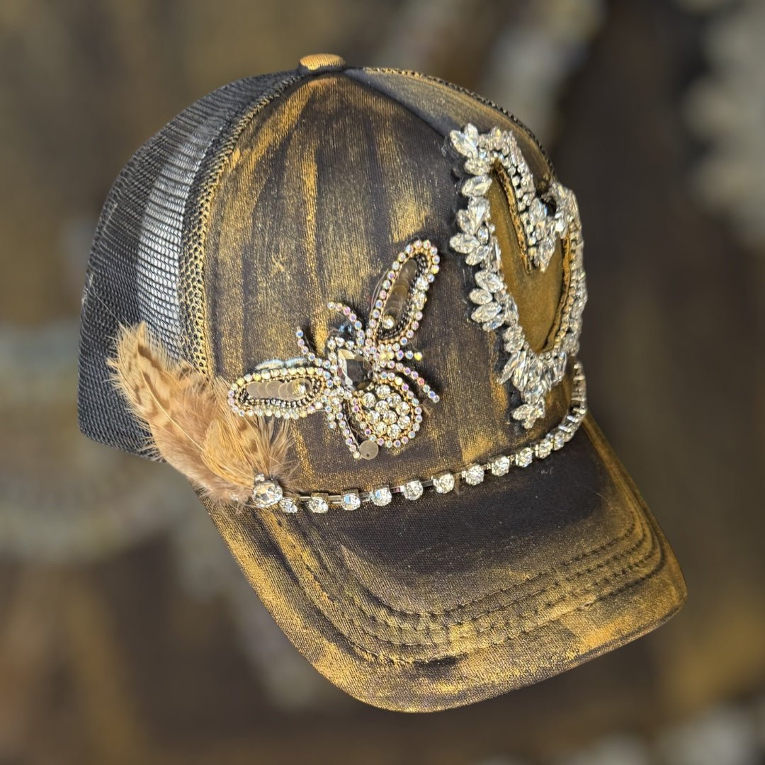 The Bees Knees Trucker Hat - Mad Gringa Hats & Boutique