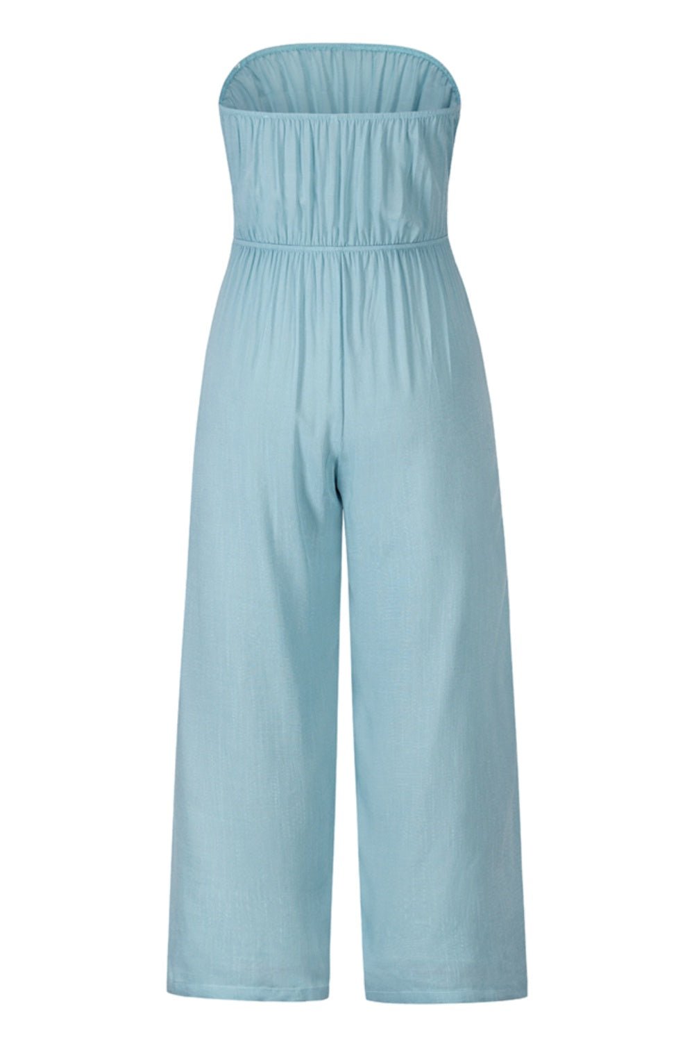 Tied Cutout Tube Wide Leg Jumpsuit - Mad Gringa Hats & Boutique