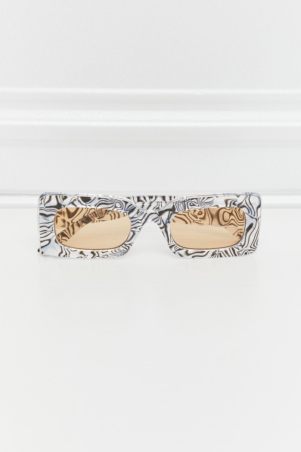 Tortoiseshell Rectangle Polycarbonate Sunglasses - Mad Gringa Hats & Boutique