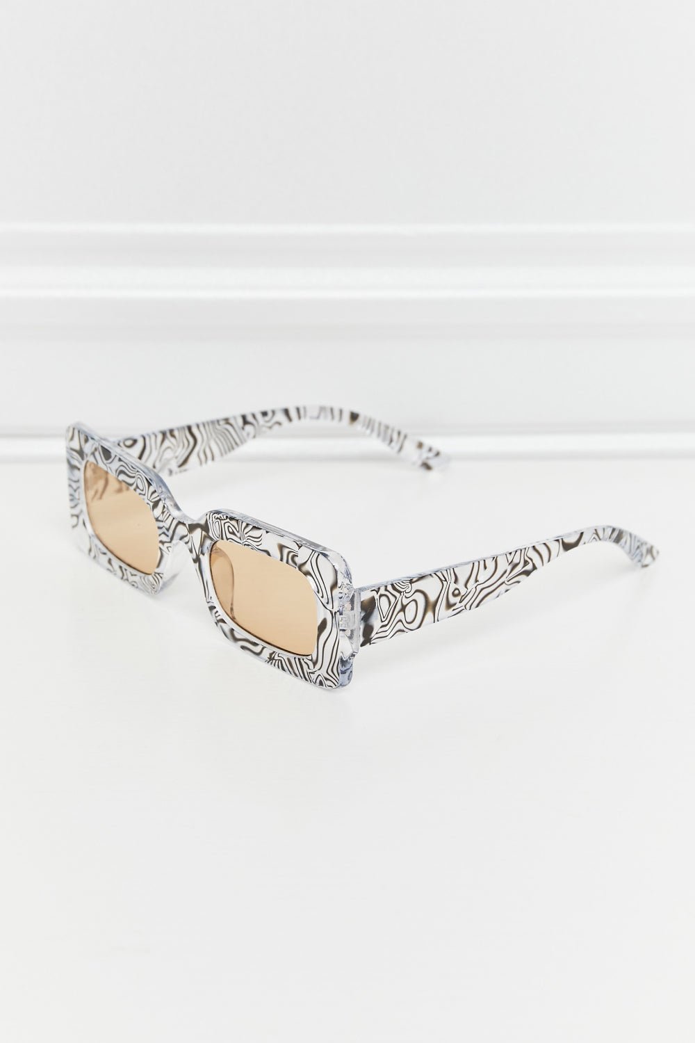 Tortoiseshell Rectangle Polycarbonate Sunglasses - Mad Gringa Hats & Boutique