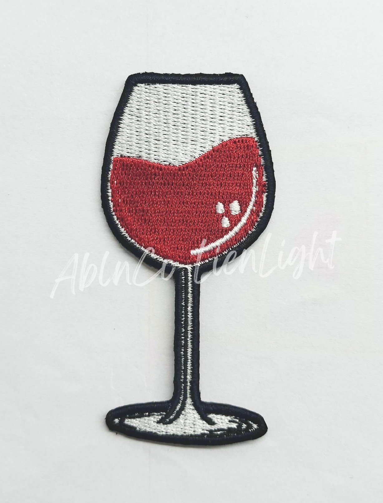 Trucker hat patches 3” red wine embroidery patch iron on - Mad Gringa Hats & Boutique
