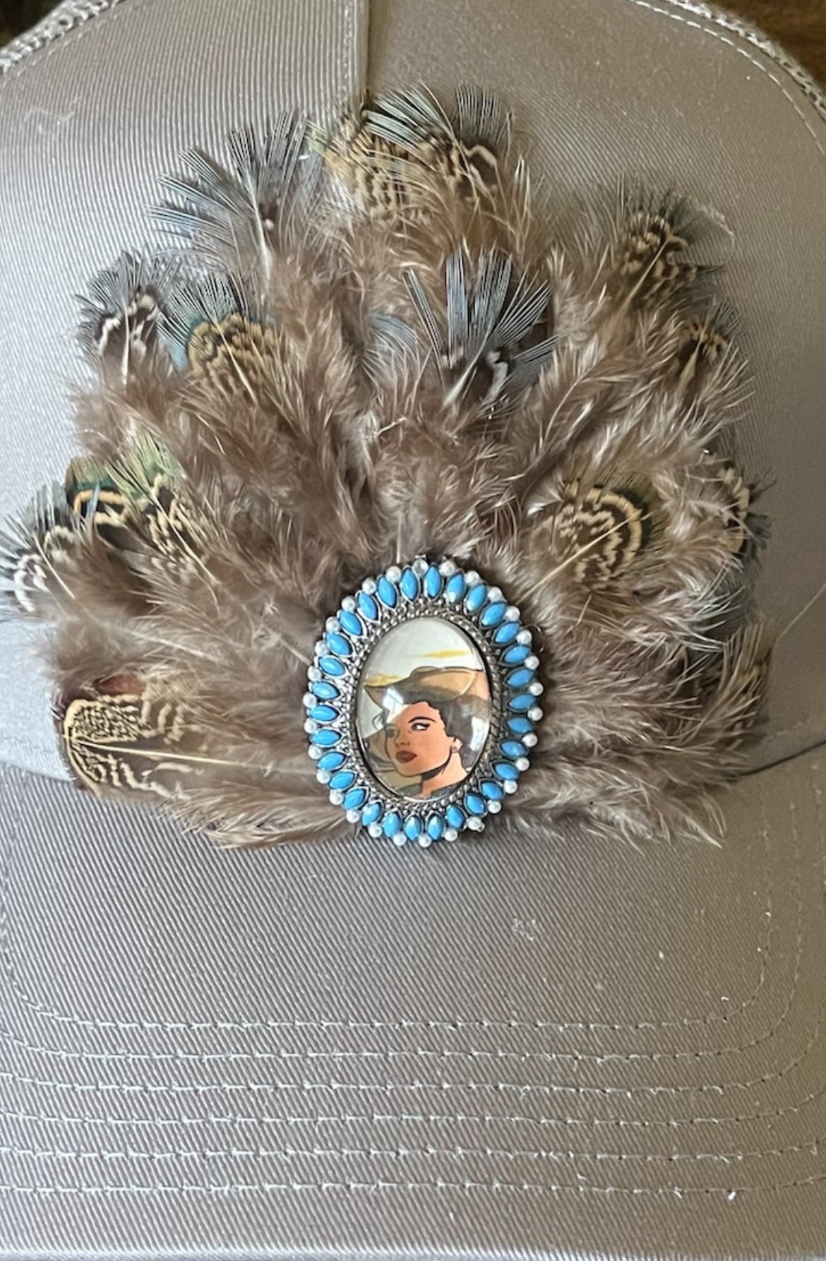 Vintage Cowgirl Trucker Hat - Mad Gringa Hats & Boutique