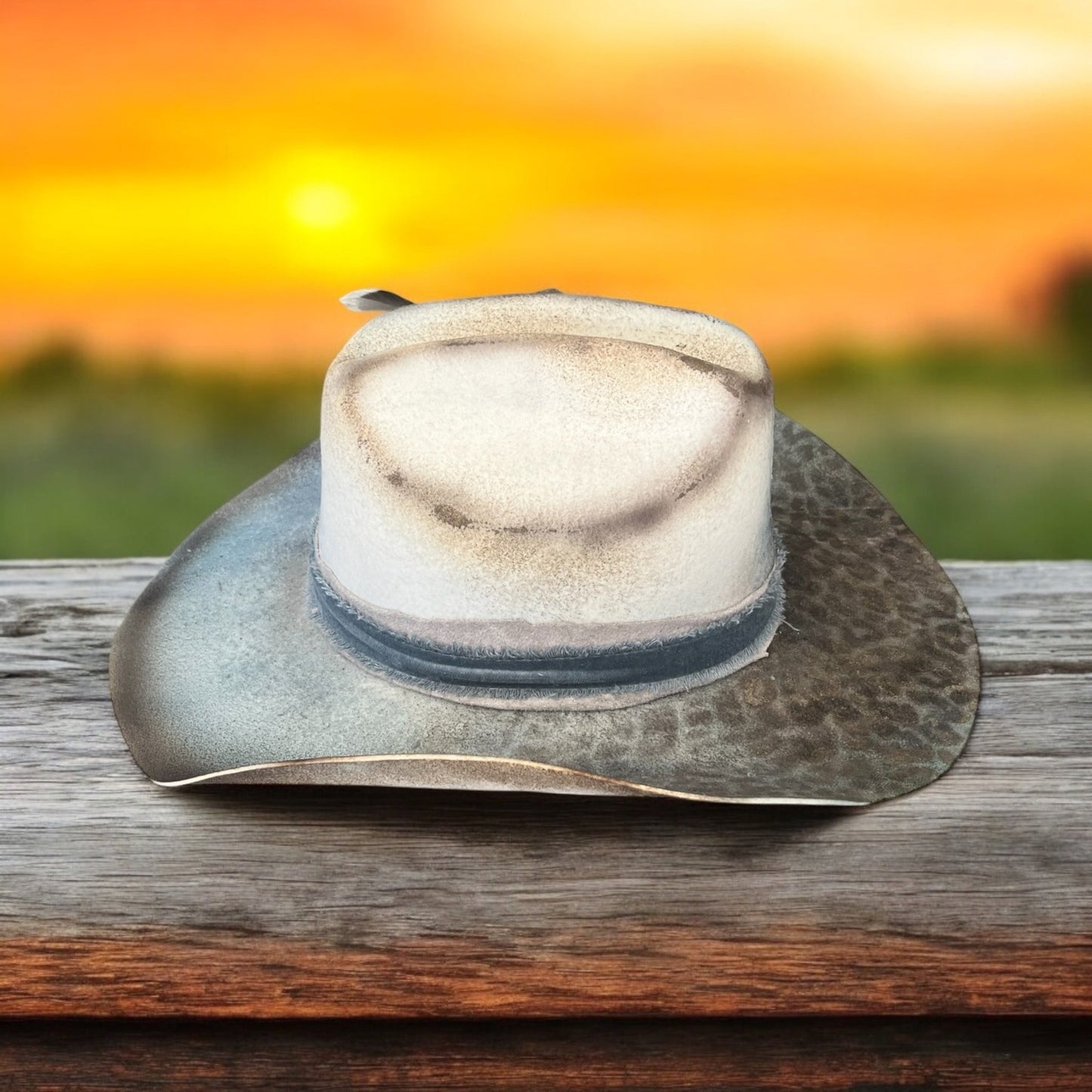Wild and Blue Wool Cowboy Hat - Mad Gringa Hats & Boutique