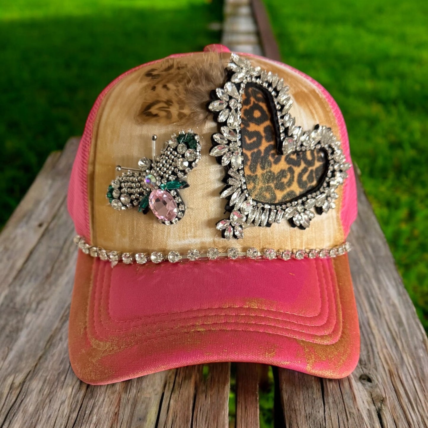 Wild Bee Trucker Hat - Mad Gringa Hats & Boutique
