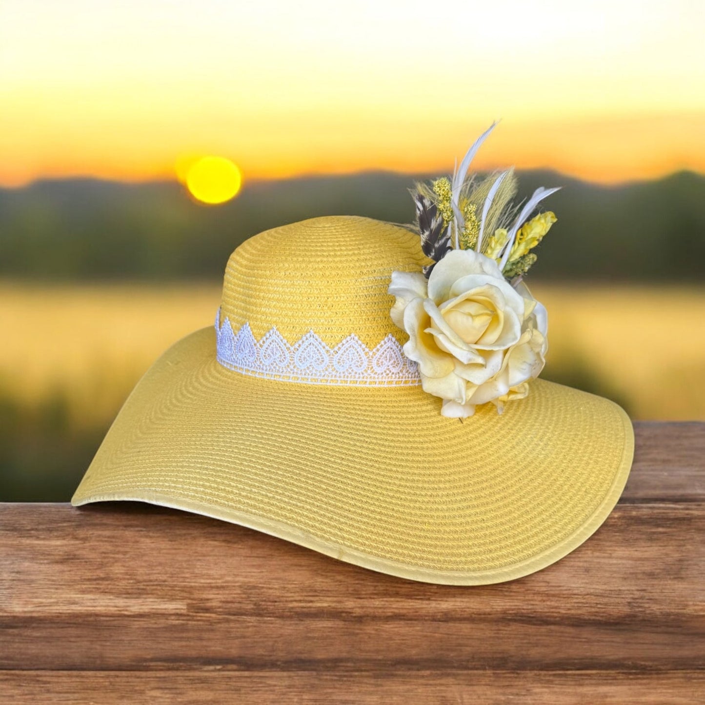 Yellow Rose of Texas Derby Hat - Mad Gringa Hats & Boutique
