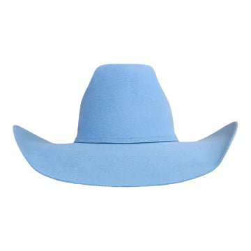 American Baby Blue Felt Hat - Mad Gringa Hats & Boutique
