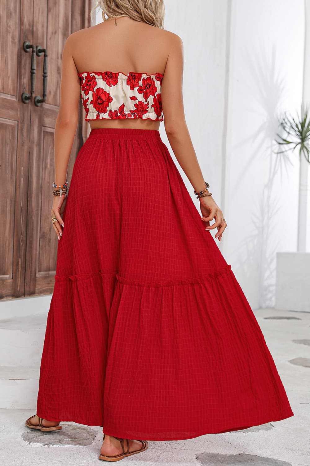 Floral Tube Top and Maxi Skirt Set - Mad Gringa Hats & Boutique