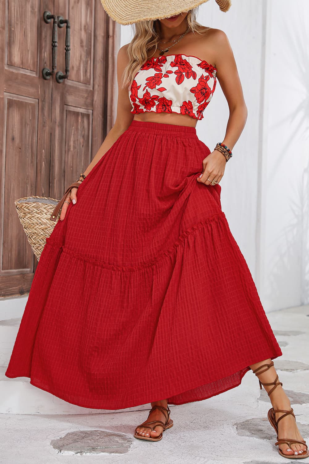 Floral Tube Top and Maxi Skirt Set - Mad Gringa Hats & Boutique