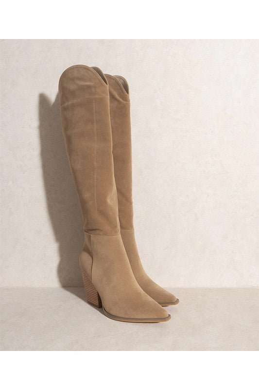 KNEE HIGH WESTERN BOOTS - Mad Gringa Hats & Boutique