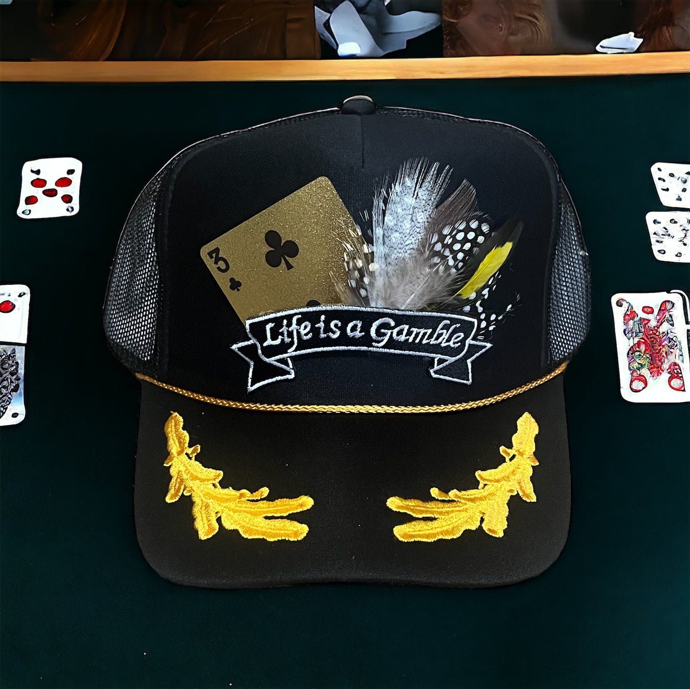 Life is a Gamble - Mad Gringa Hats & Boutique