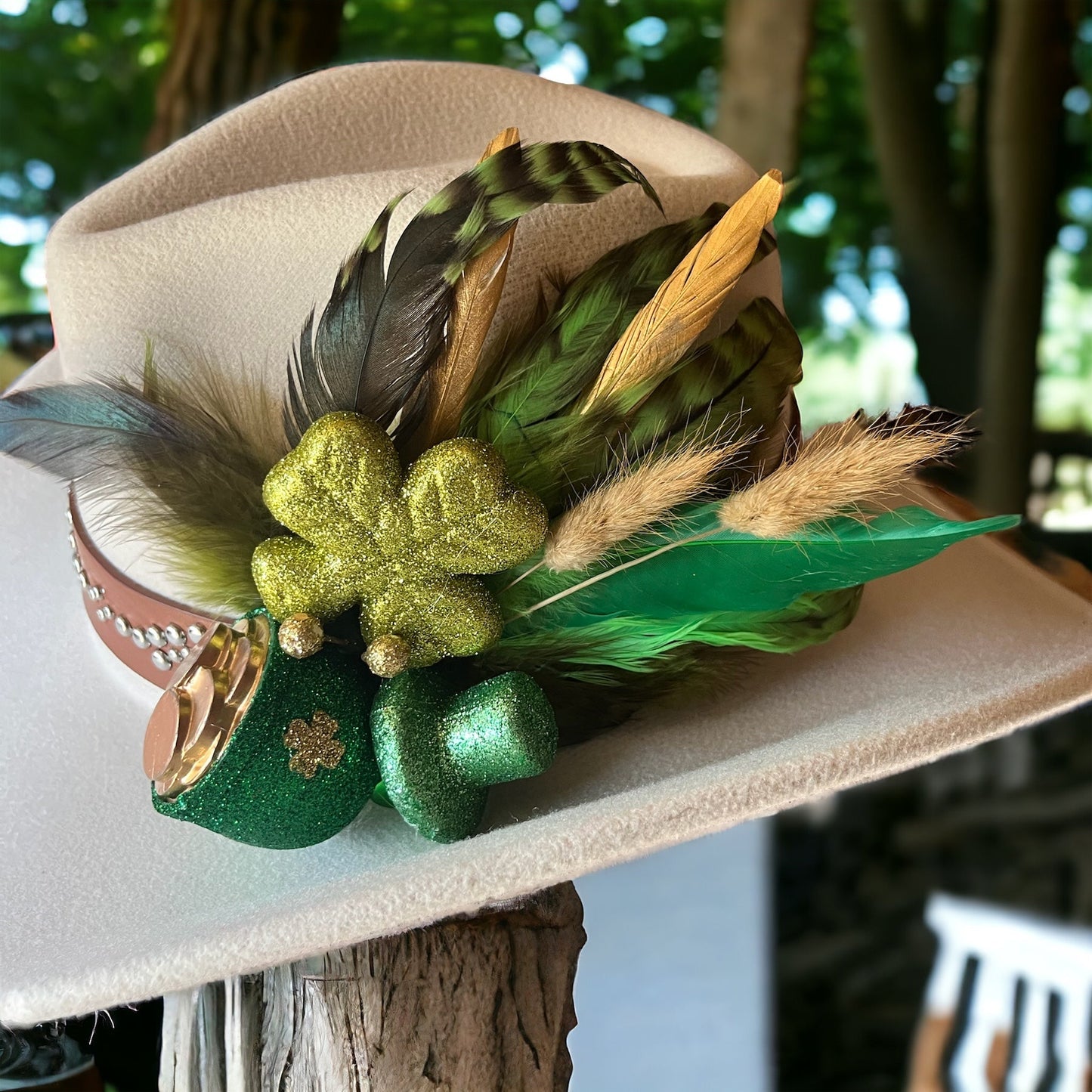 Luck of the Irish Hat Fascinator - Mad Gringa Hats & Boutique