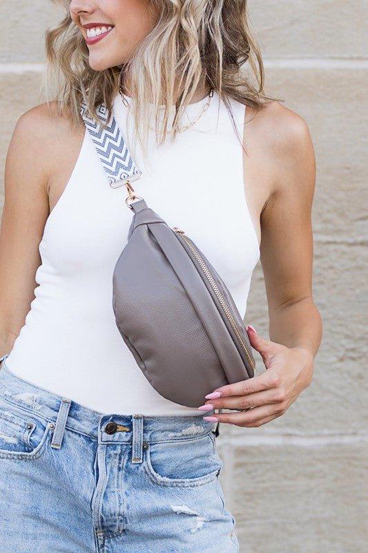 Nora Removable Fringe Crossbody Sling - Mad Gringa Hats & Boutique