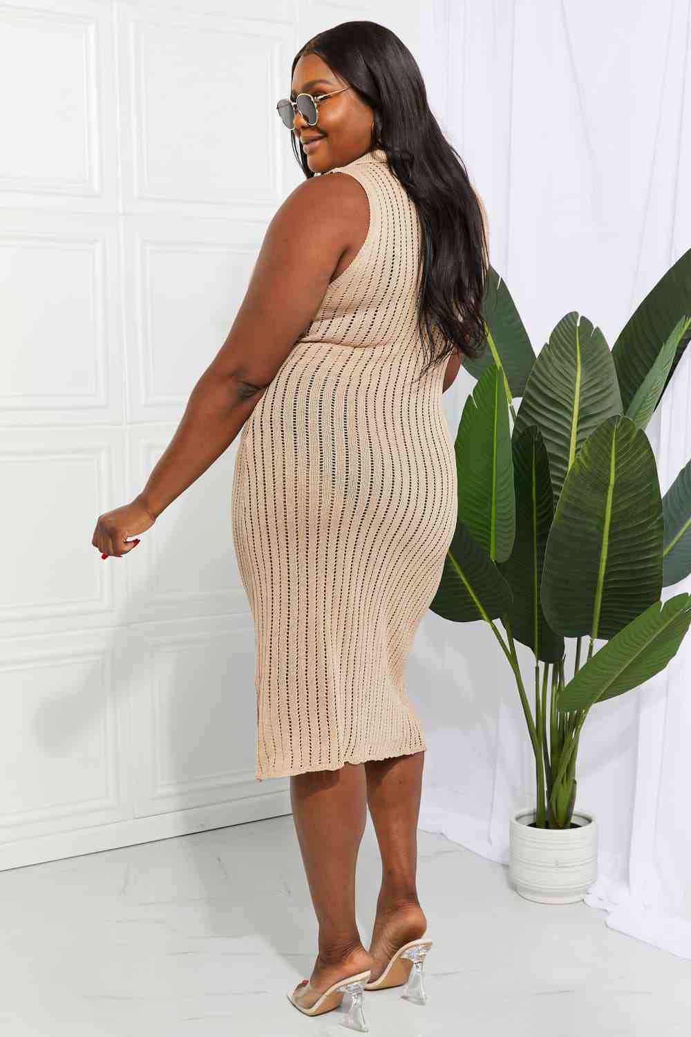 Openwork Johnny Collar Cover Up Dress - Mad Gringa Hats & Boutique