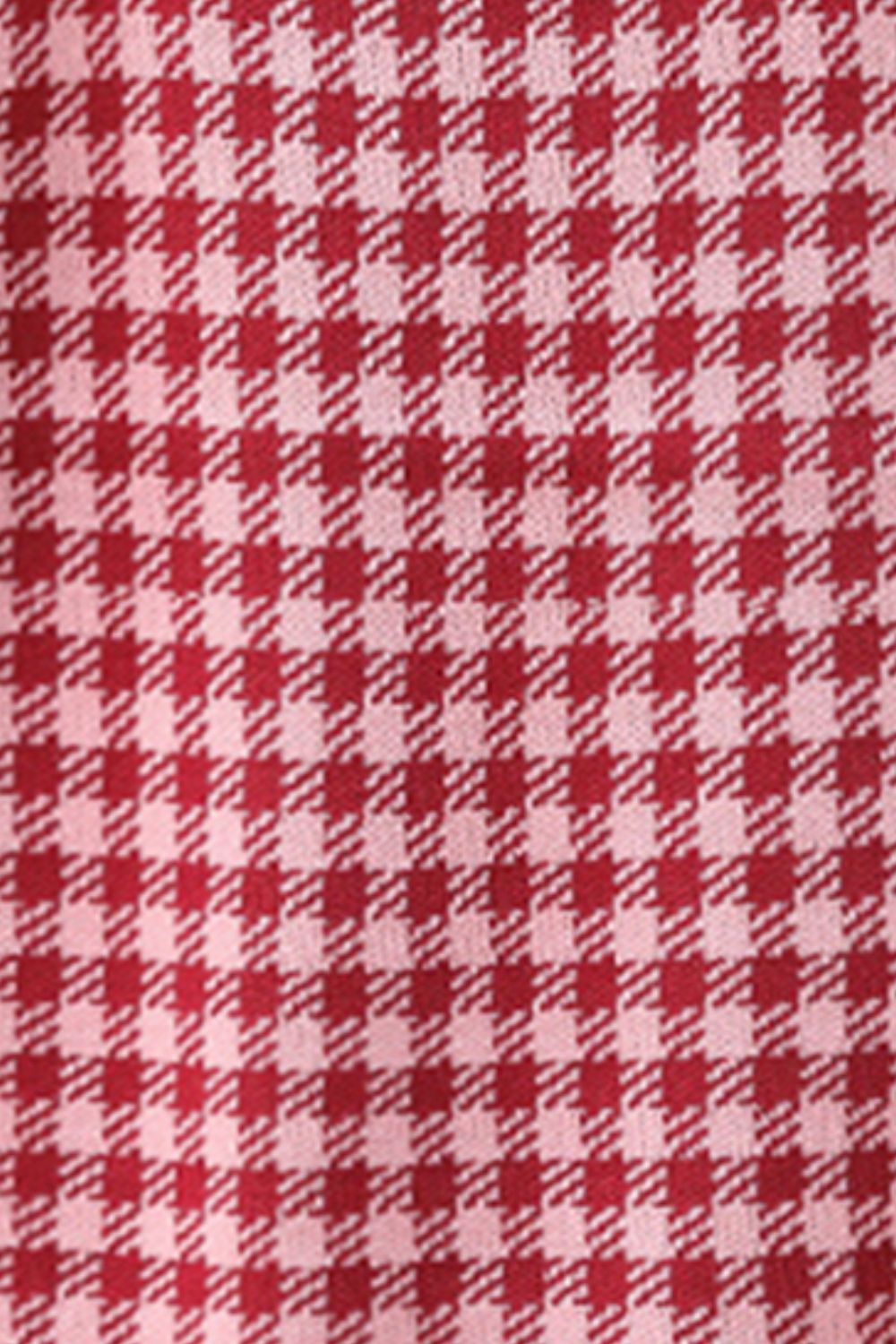 Plaid Round Neck Sleeveless Knit Top - Mad Gringa Hats & Boutique