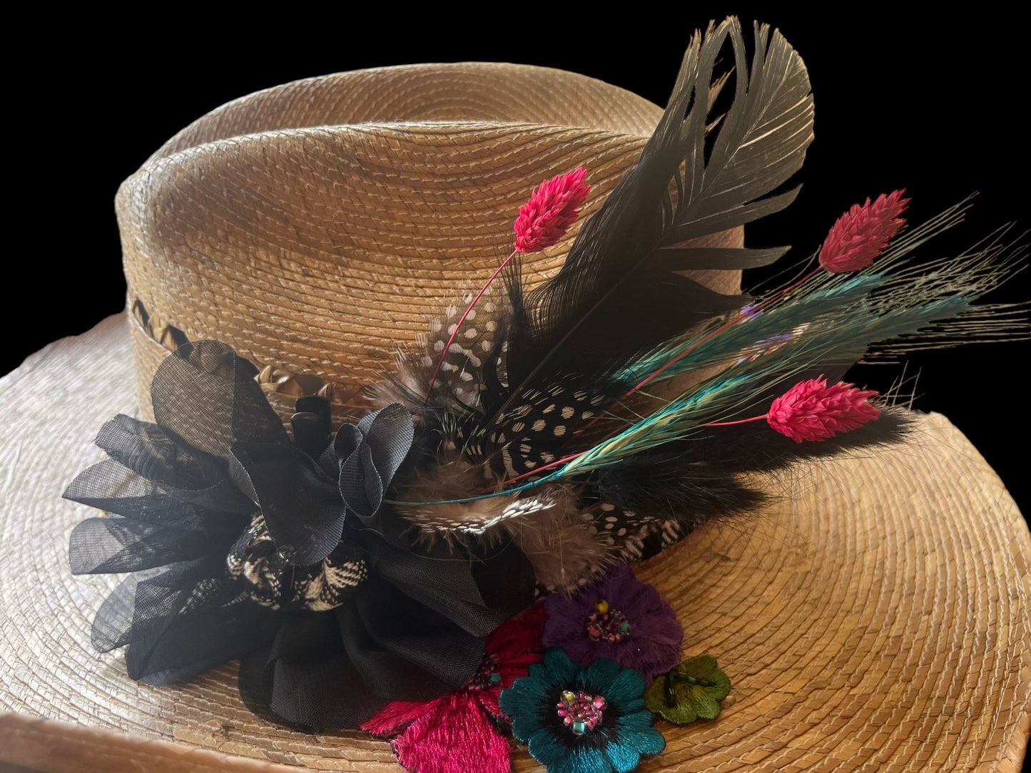 Prairie Picnic Hat Fascinator - Mad Gringa Hats & Boutique