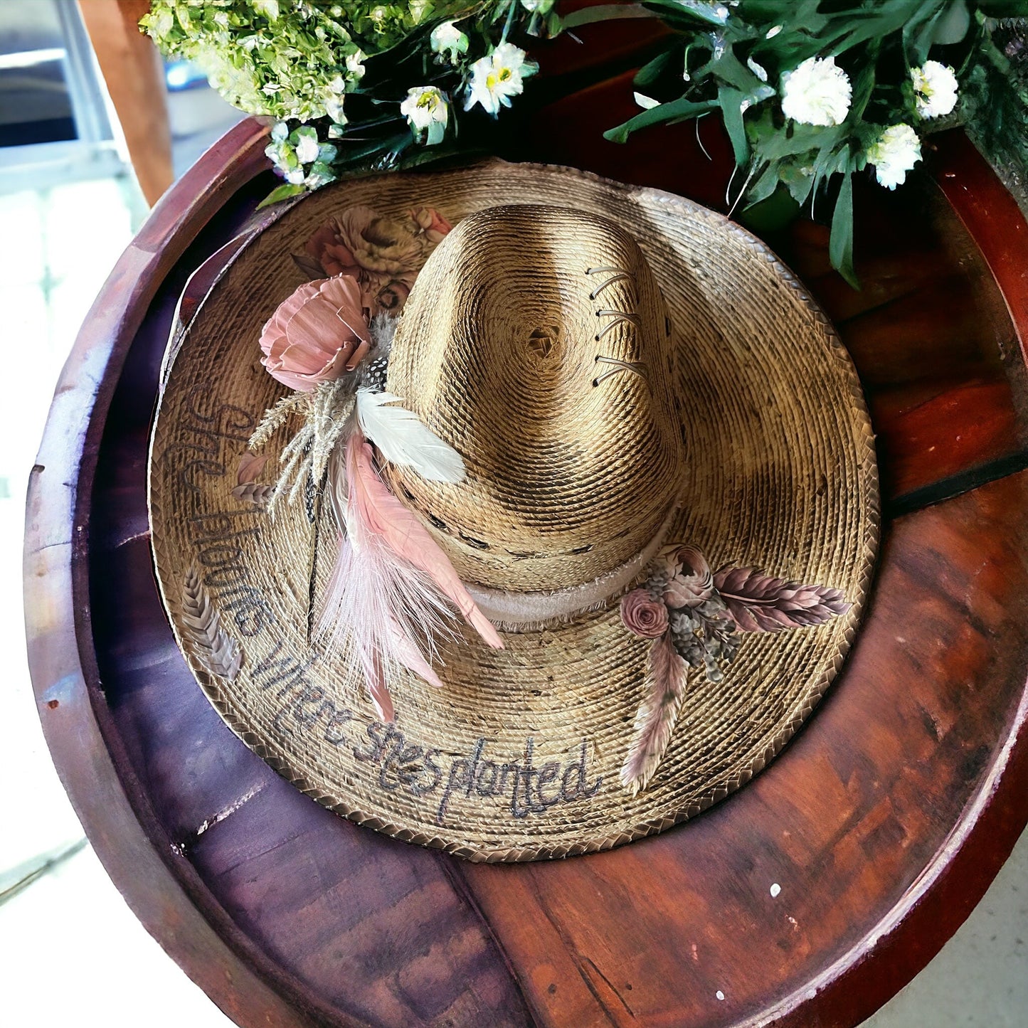 She Blooms Where She’s Planted - Mad Gringa Hats & Boutique