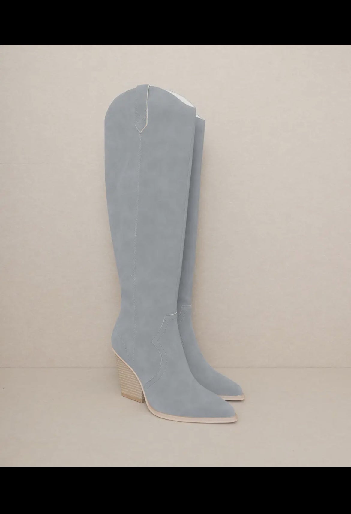 The Saipan Slate Blue | Gorgeous Slim Fit Knee High Boot - Mad Gringa Hats & Boutique