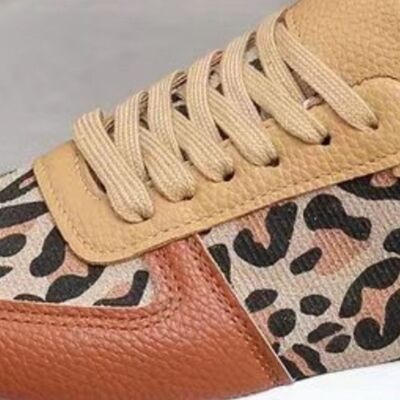 Tied Printed PU Leather Athletic - Mad Gringa Hats & Boutique