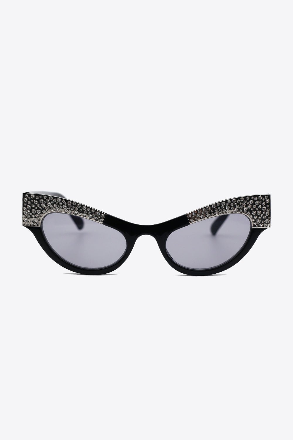 UV400 Rhinestone Trim Cat-Eye Sunglasses - Mad Gringa Hats & Boutique