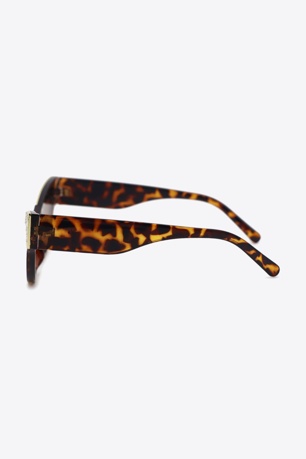 UV400 Rhinestone Trim Cat-Eye Sunglasses - Mad Gringa Hats & Boutique