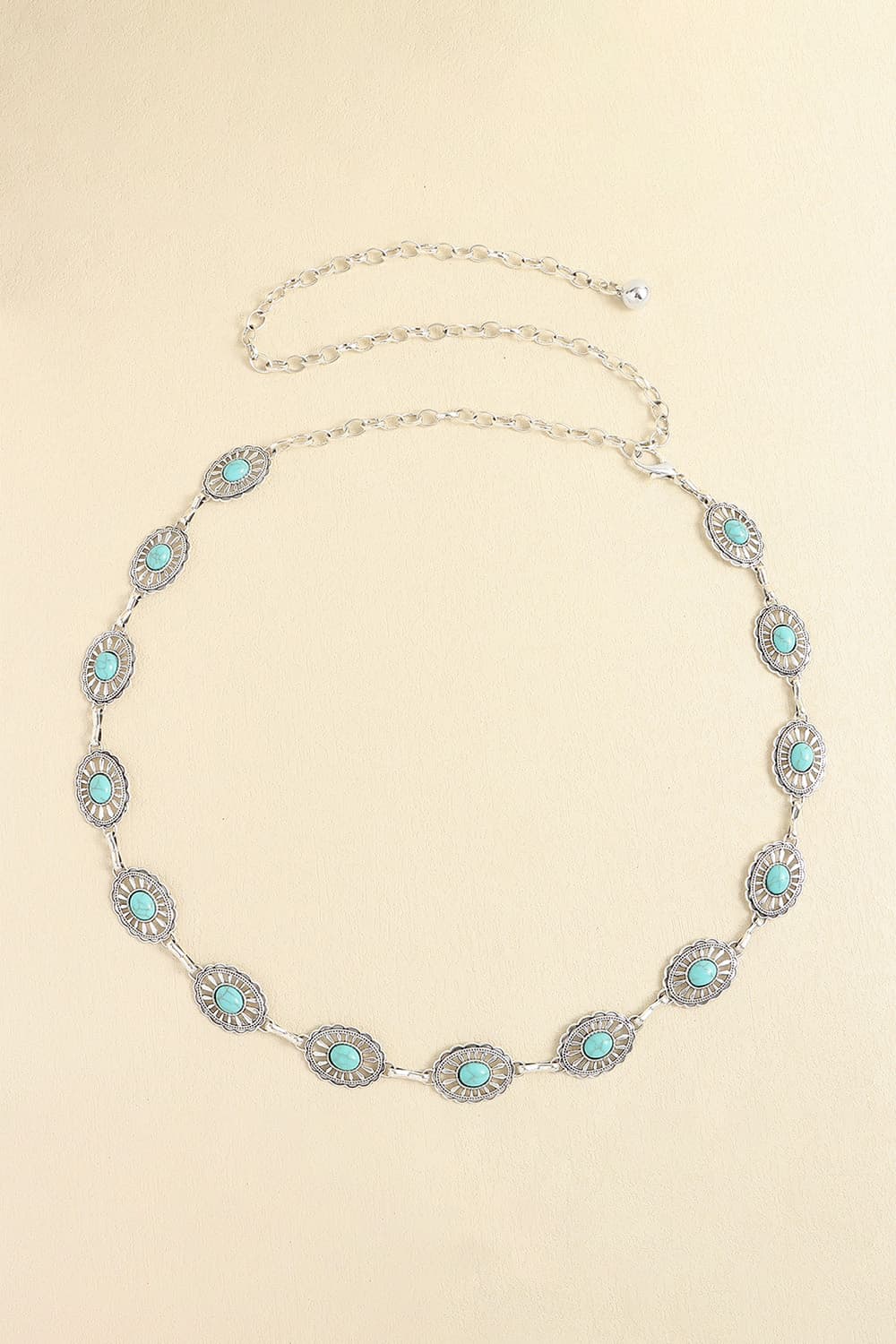 Vintage Turquoise Alloy Belt - Mad Gringa Hats & Boutique
