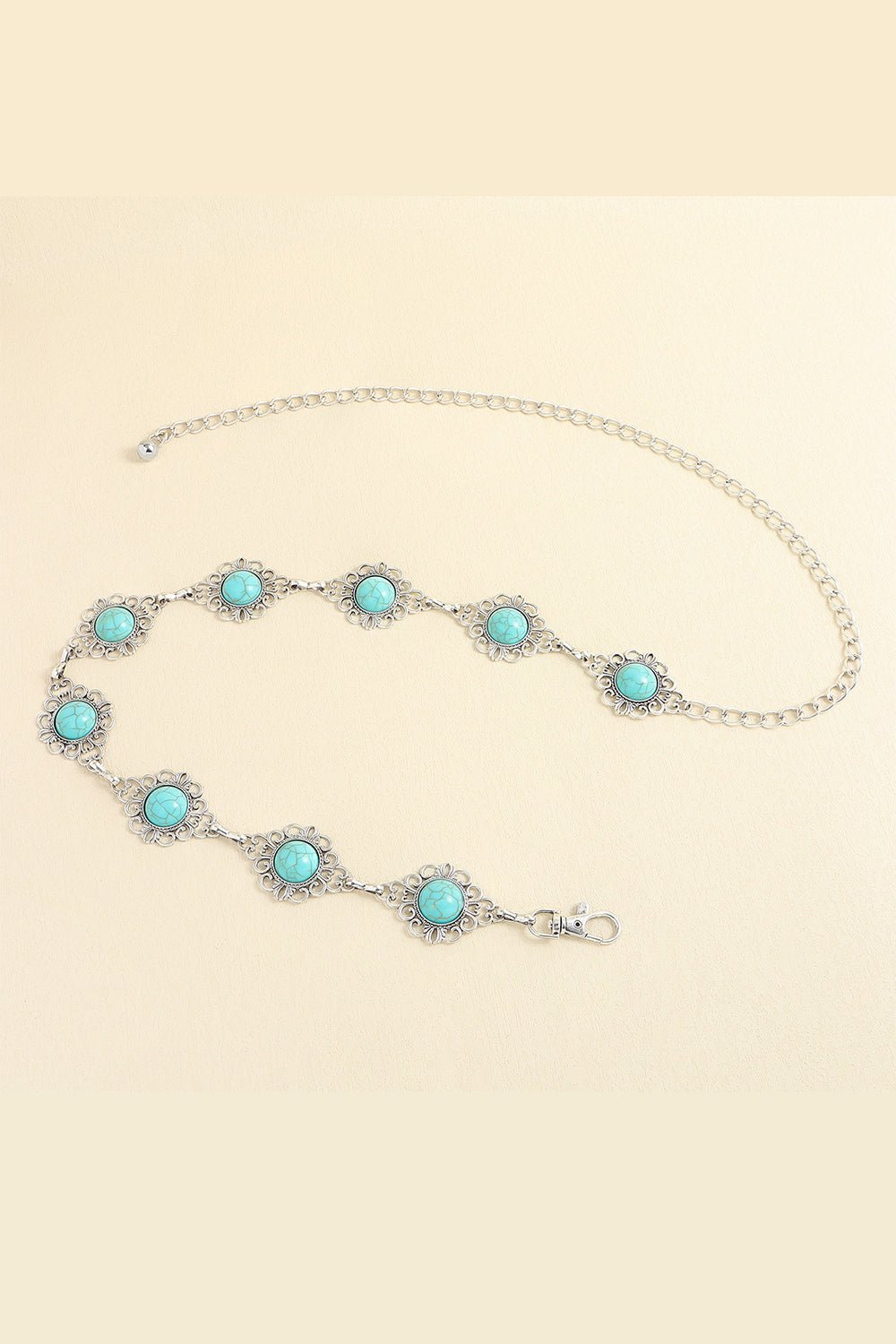 Vintage Turquoise Alloy Belt - Mad Gringa Hats & Boutique