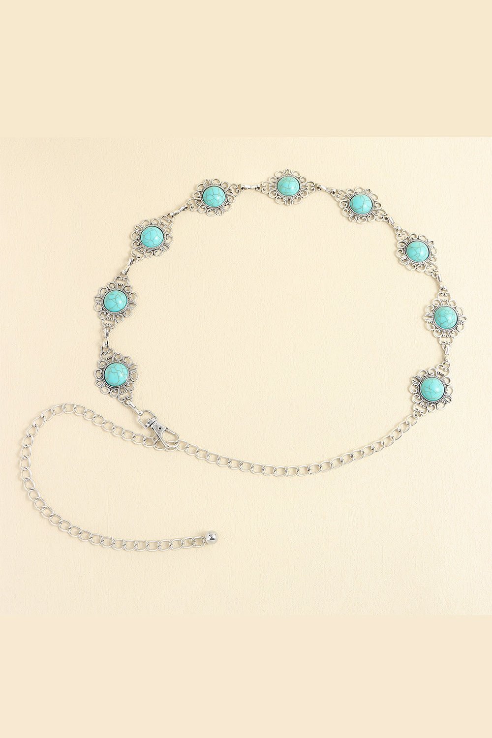 Vintage Turquoise Alloy Belt - Mad Gringa Hats & Boutique